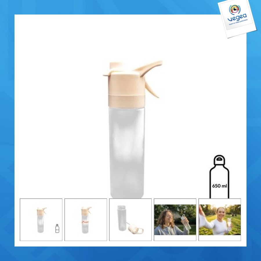 Bouteille avec spray 'samui', 650 ml