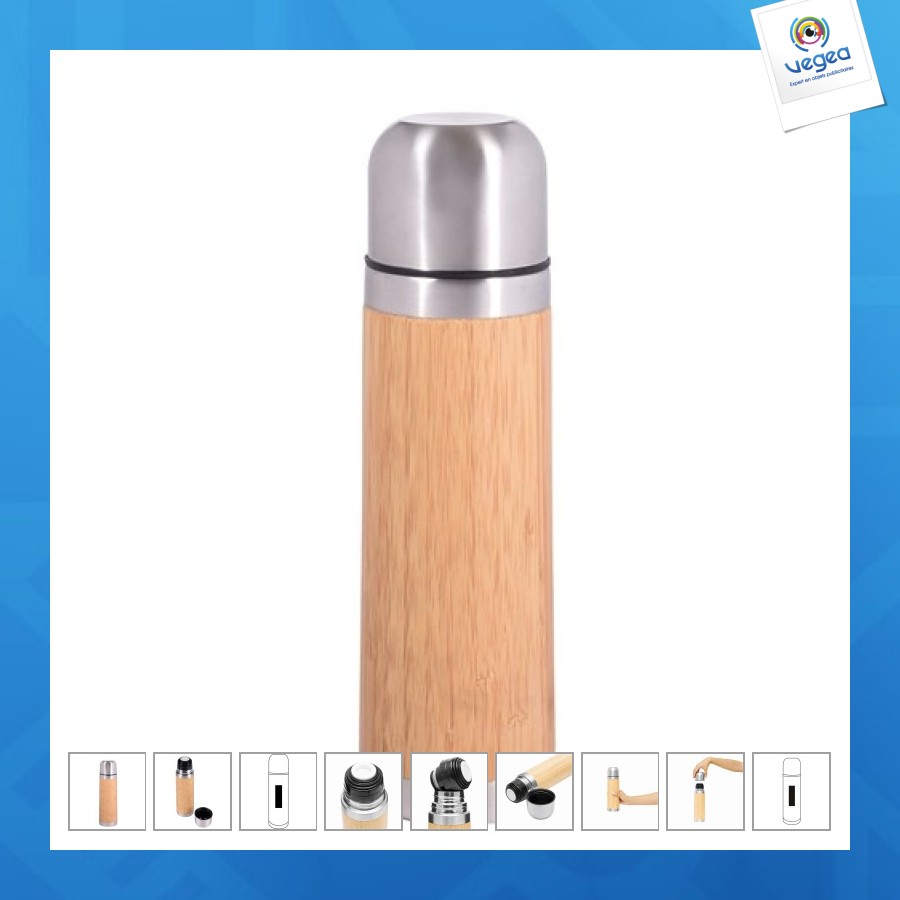 Bouteille isotherme bamboo space