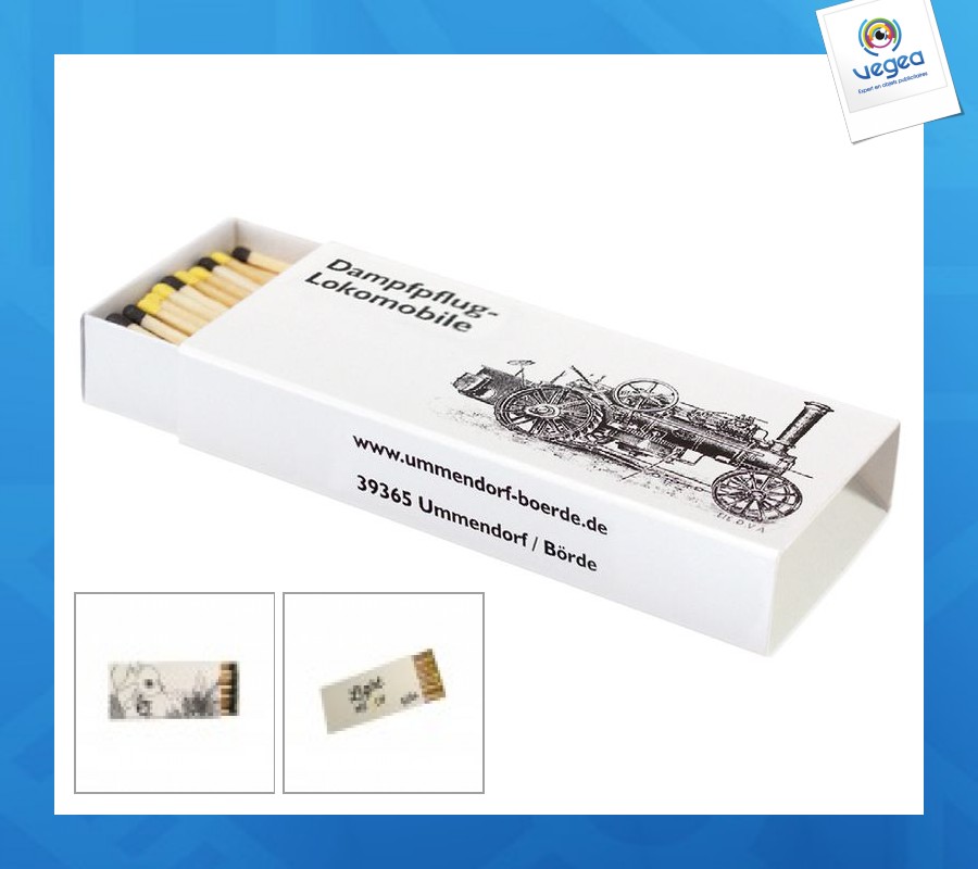 Box of 35 long matches