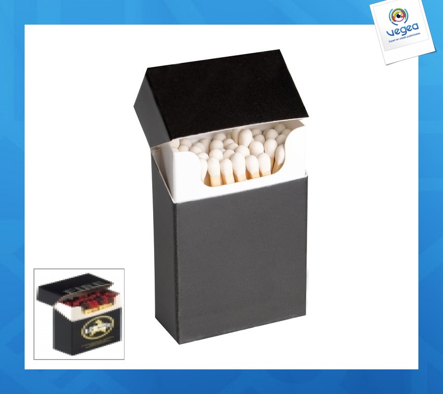 Box of 40 flip top matches