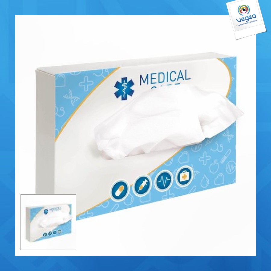 Box of 50 rectangular tissues