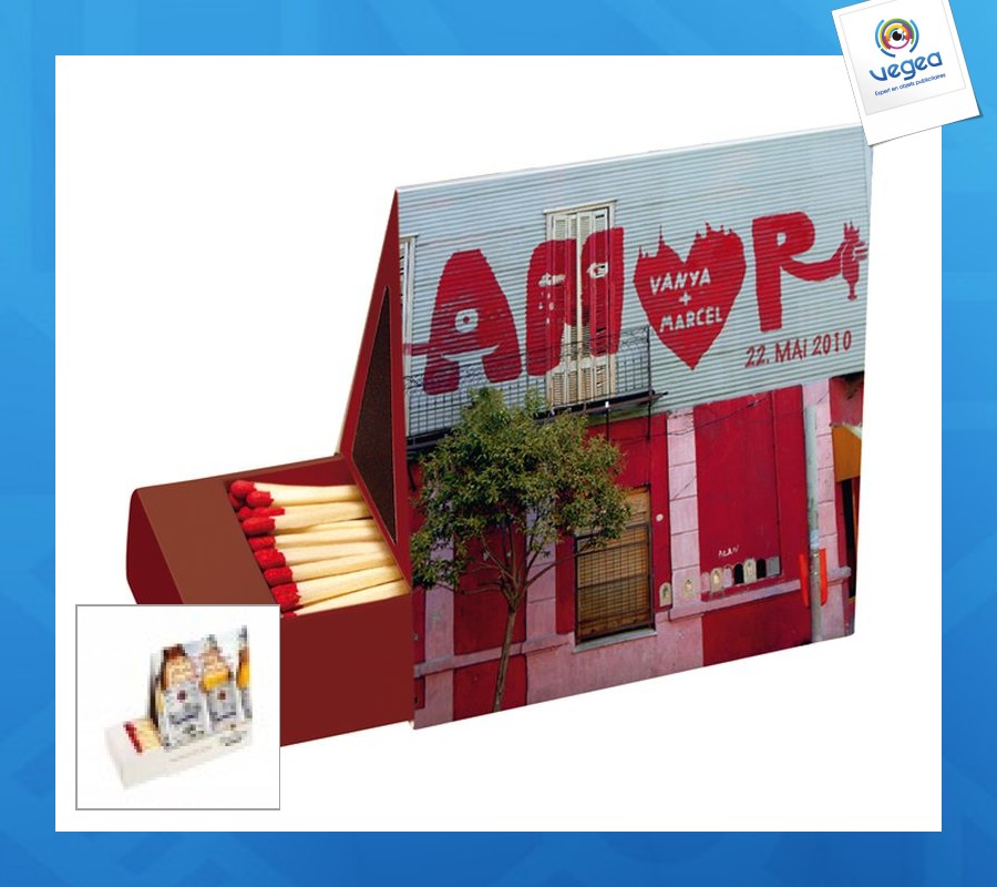 Box of 60 tent matches