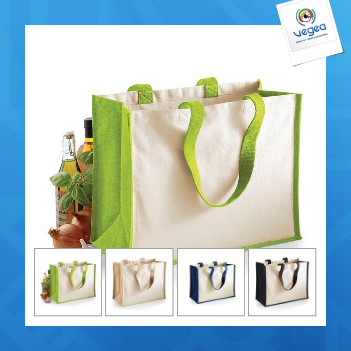 Burlap shopping bag Burlap shopping bag