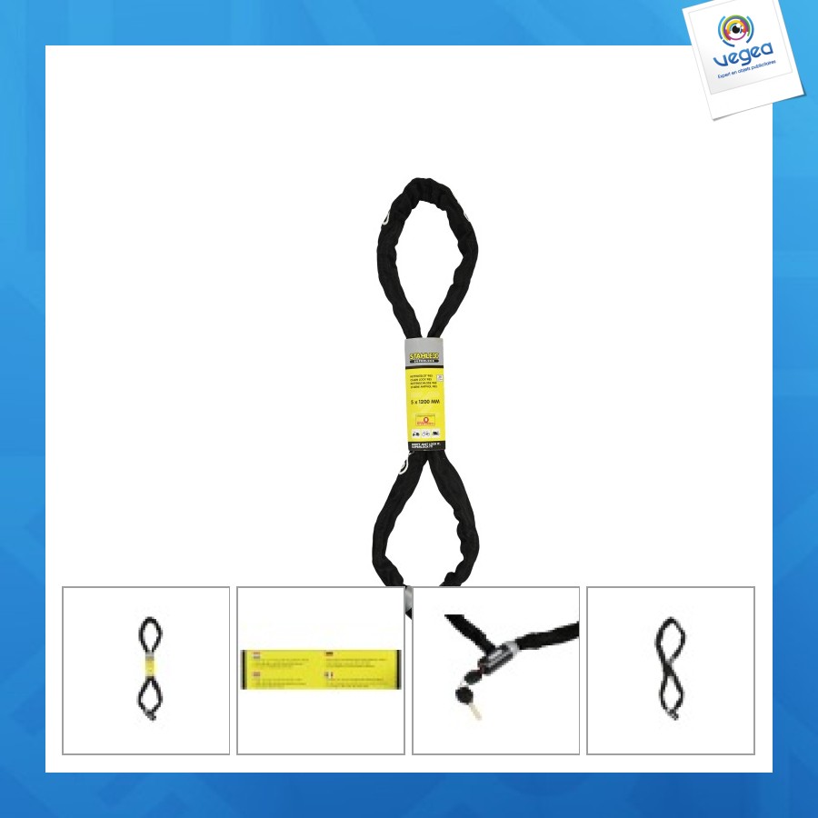 Cadenas à chaîne 985 5x1200mm