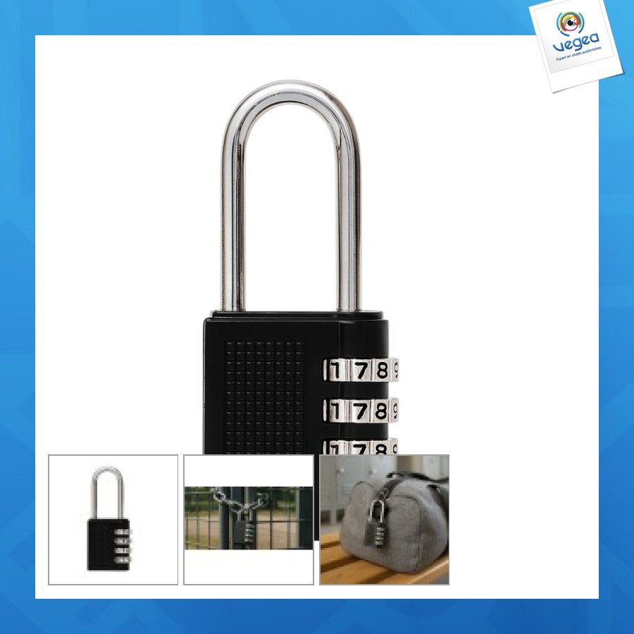 Cadenas à code 4 chiffres – sécurité pour casier