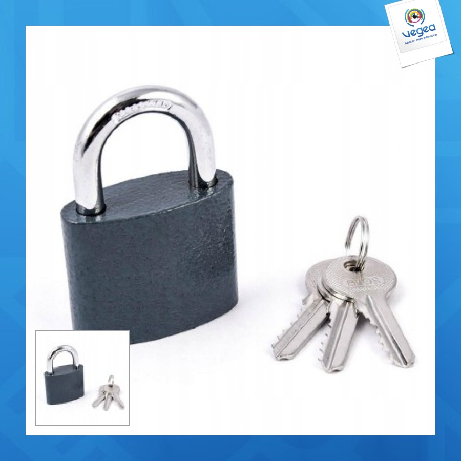 Cadenas brevet 45mm, clés