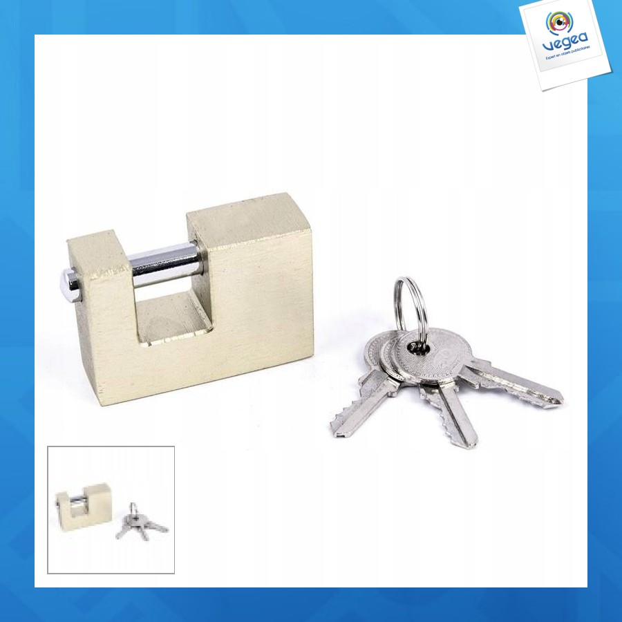 Cadenas en laiton à épingle de 80mm