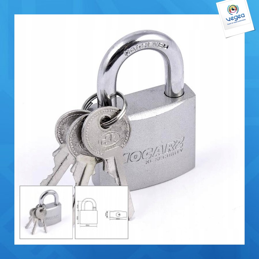Cadenas iron strong man satin cadenas épais de 40