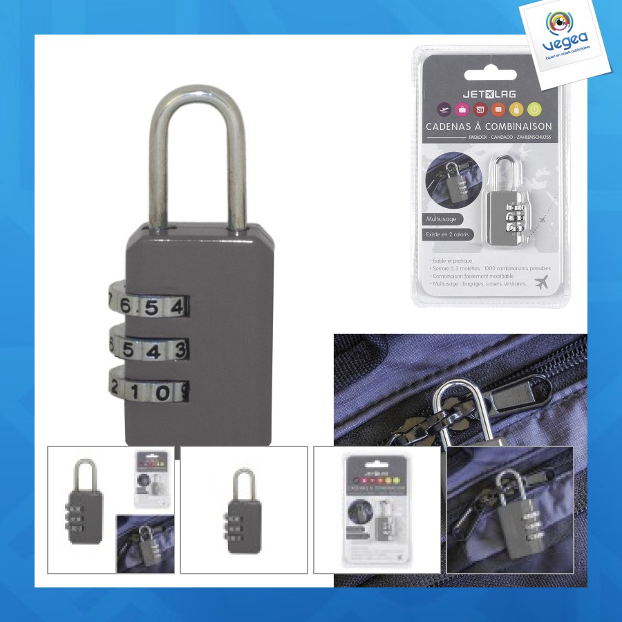 Cadenas métal, 2-fois assorti