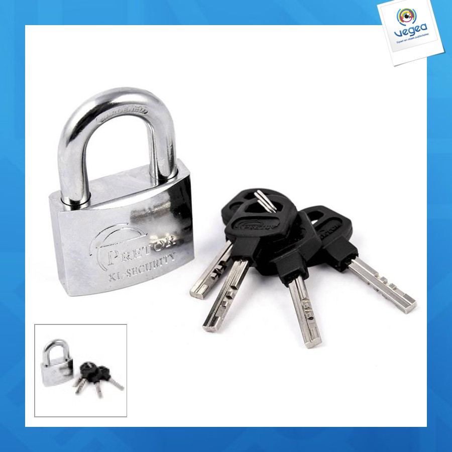 Cadenas pretor 50mm profi renforcé satin