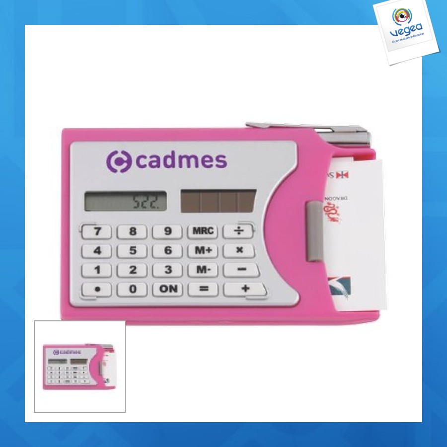 Calculator protection business card