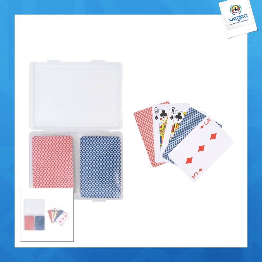 Canasta set de 2 jeux de cartes 