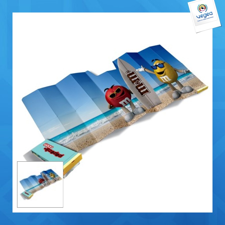 Cardboard sun visor 