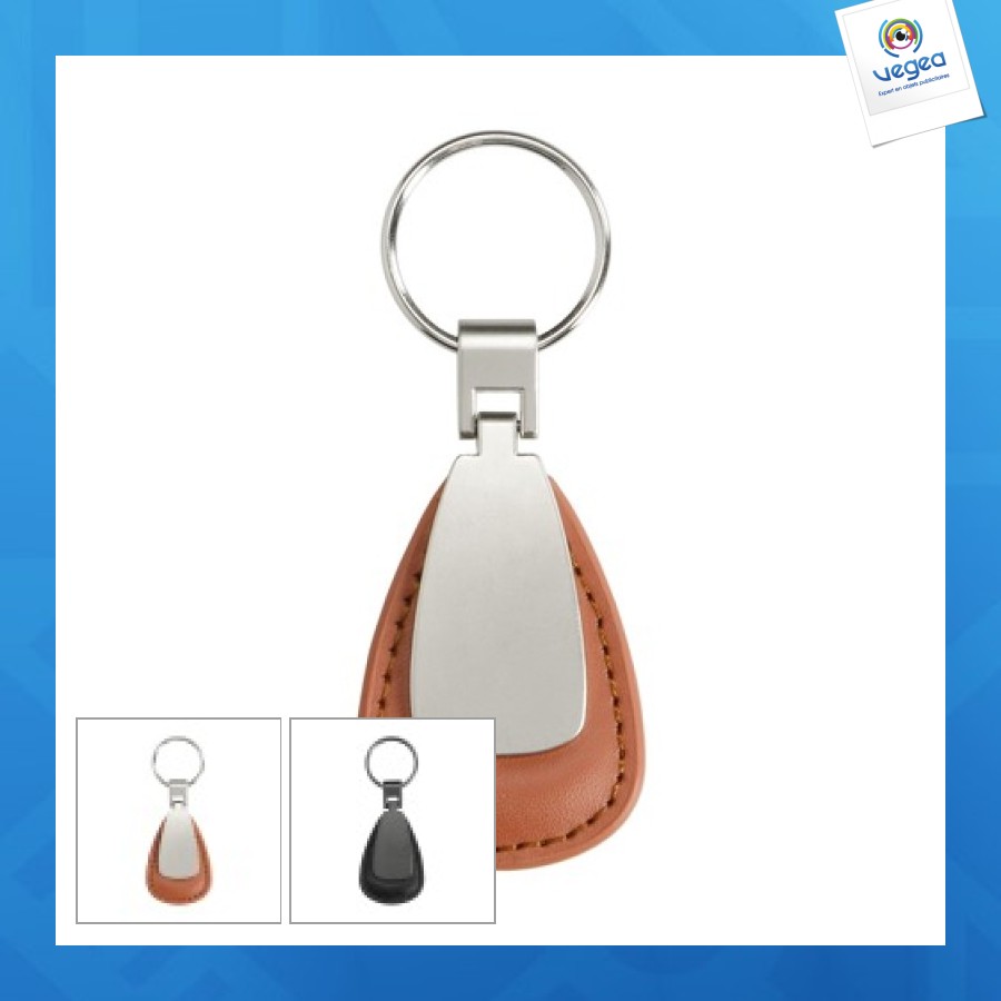 Cardiff oval key ring