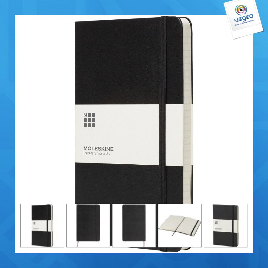 Carnet classic format poche à couverture rigide - ligné