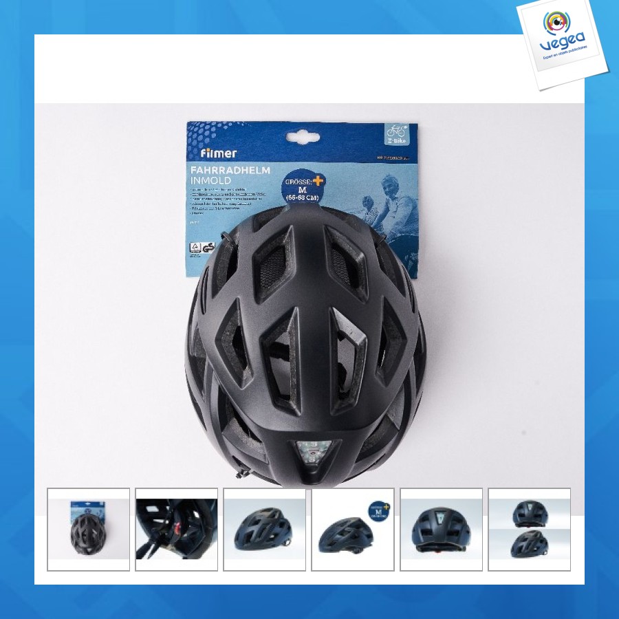 Casque de vélo inmold noir