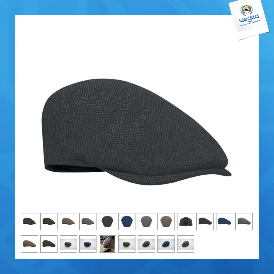 Casquette newsboy 335g/m²