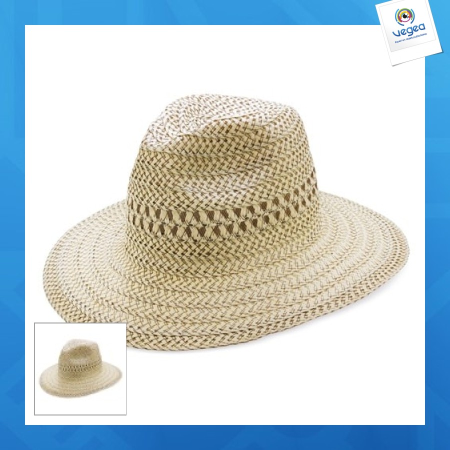 Chapeau en fibres naturelles