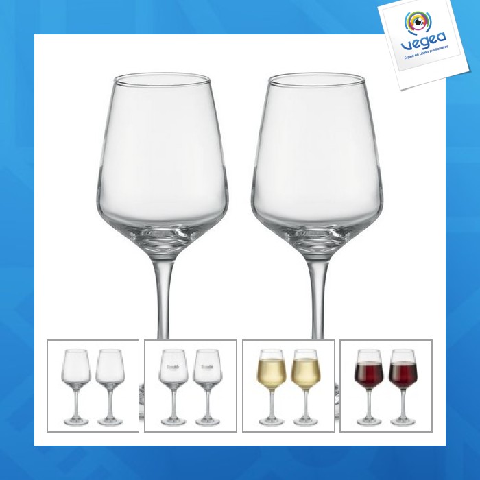 Cheers set of 2 wine glasses 