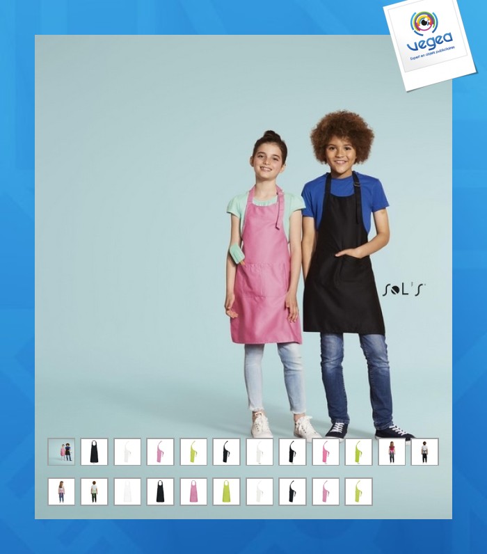 Children's apron with pockets - gala kids