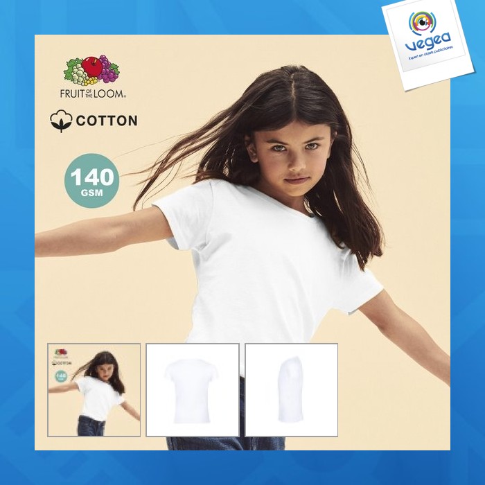 Children's t-shirt white - iconic
