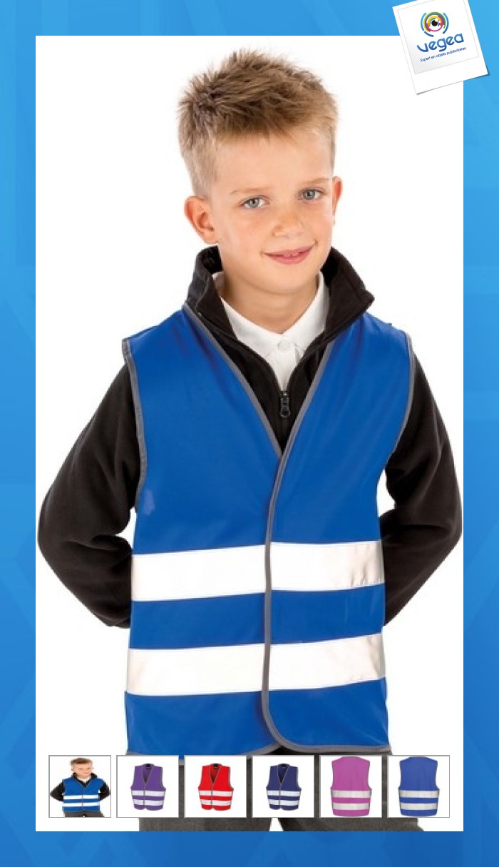 Children's visibility waistcoat