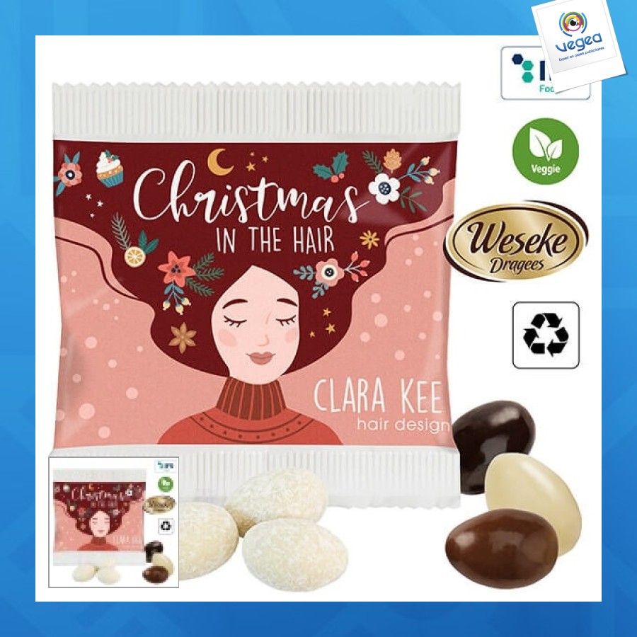 Christmas almonds in paper bags Christmas almonds in paper bags