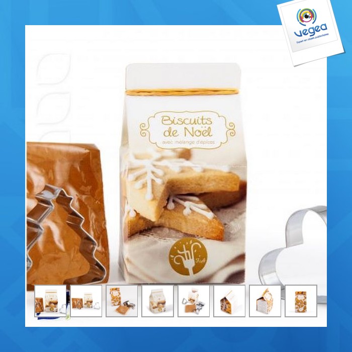 Christmas biscuits mini-booklet in four-colour process