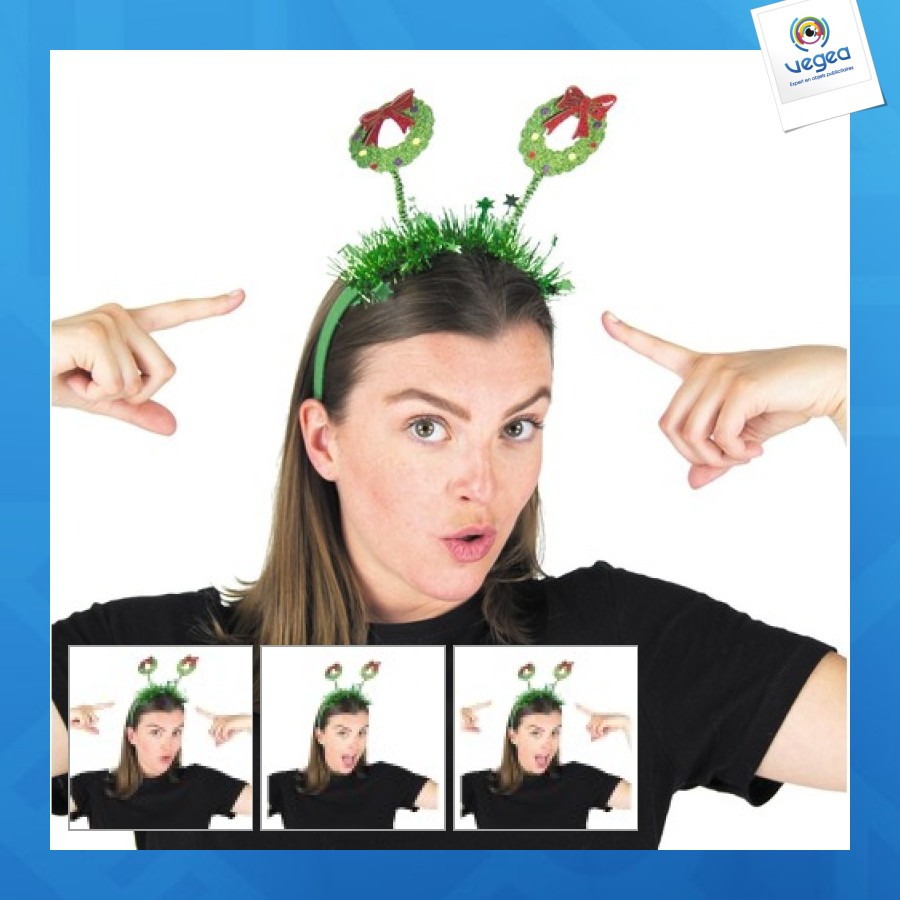 Christmas wreaths headband 