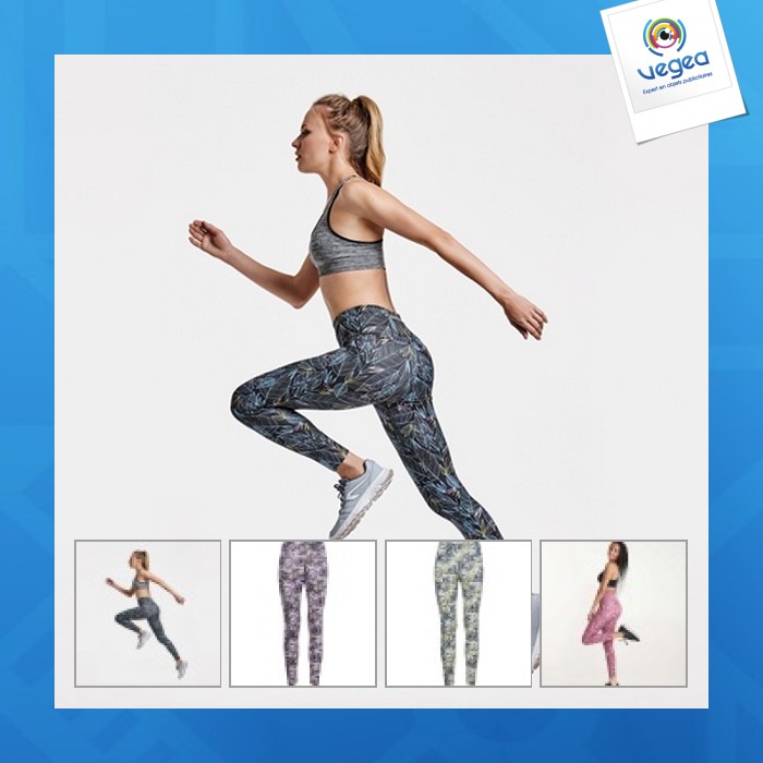 Cirene - women's sporty ankle leggings in print