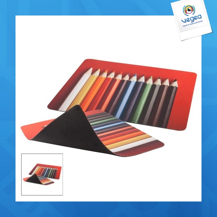 Classic four-colour mouse pad