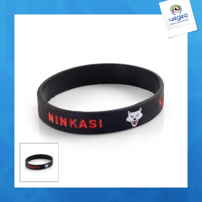 Classic silicone wristband - p.u.h. logo debossed