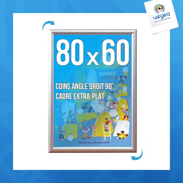 Clic-clac wall display frame 80 x 60 cm