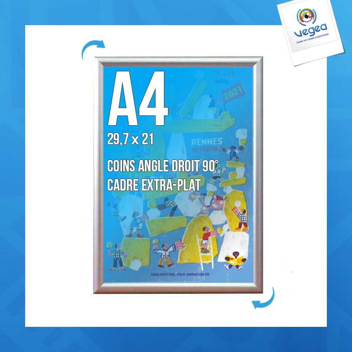 Clic-clac wall display frame a.4 (297x210 mm)