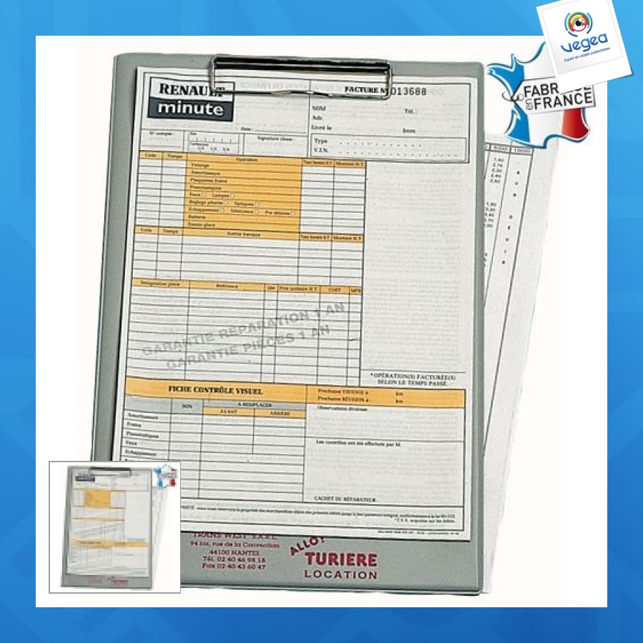 Clip-on writing case