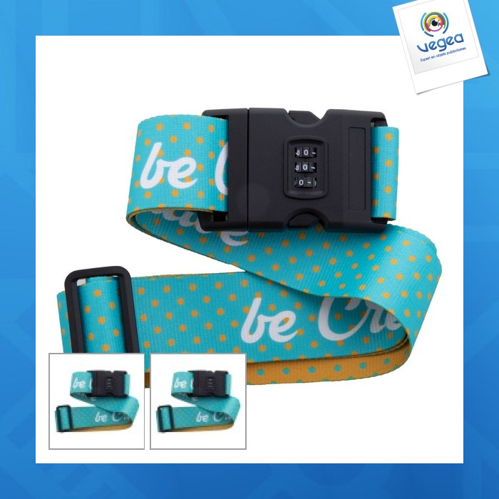 Coded suitcase strap
