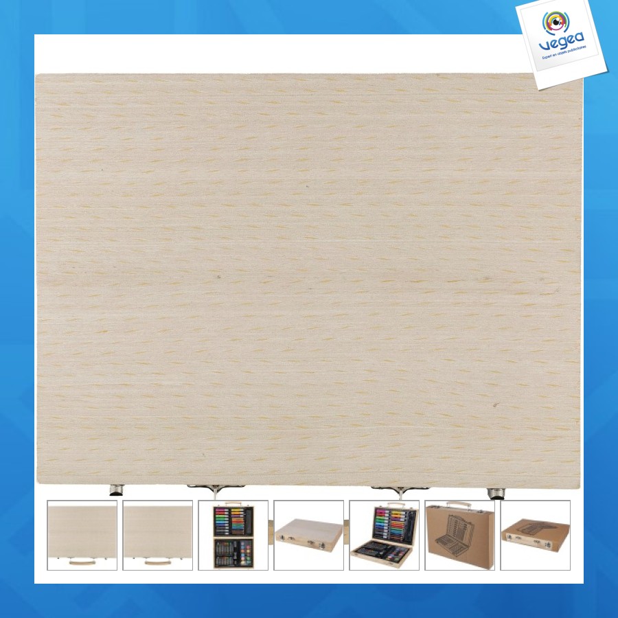 Coffret à dessin en bois thessaly