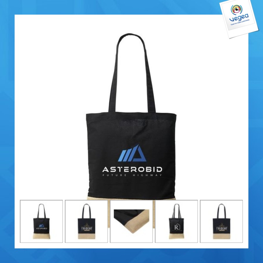 Combi organic shopper (160 gsm) shopping bag