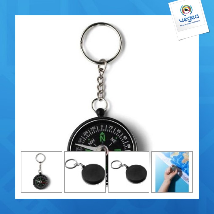 Compass key ring 