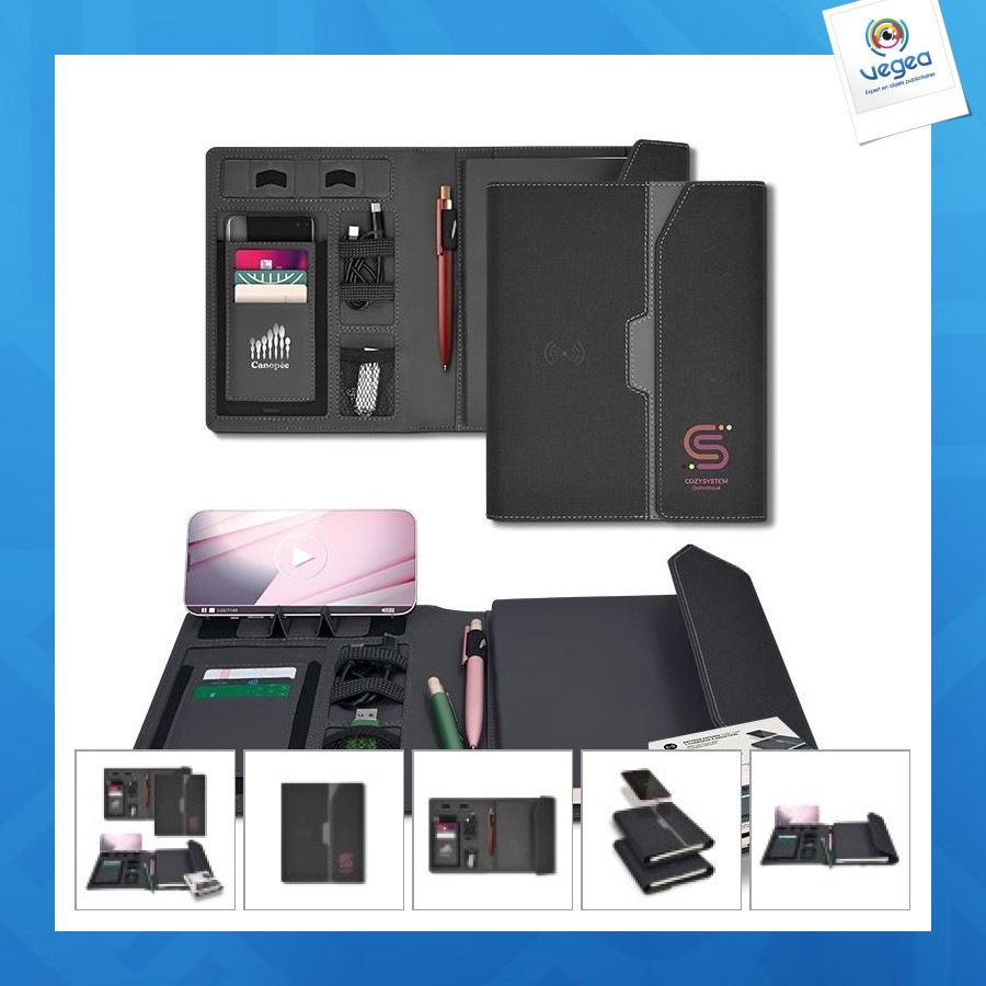 Conferencier a5 with induction charger and 5000 mah battery