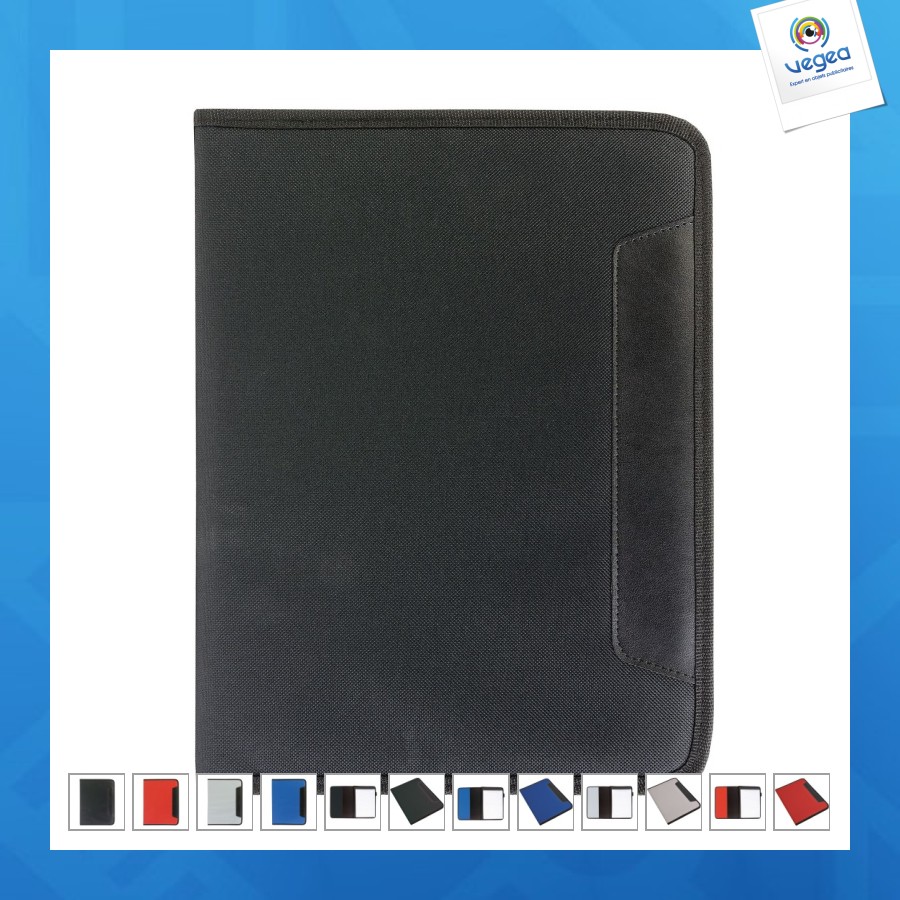 Conférencier port-bloc bloc inclus avec poche et port-stylo à l'intérieur