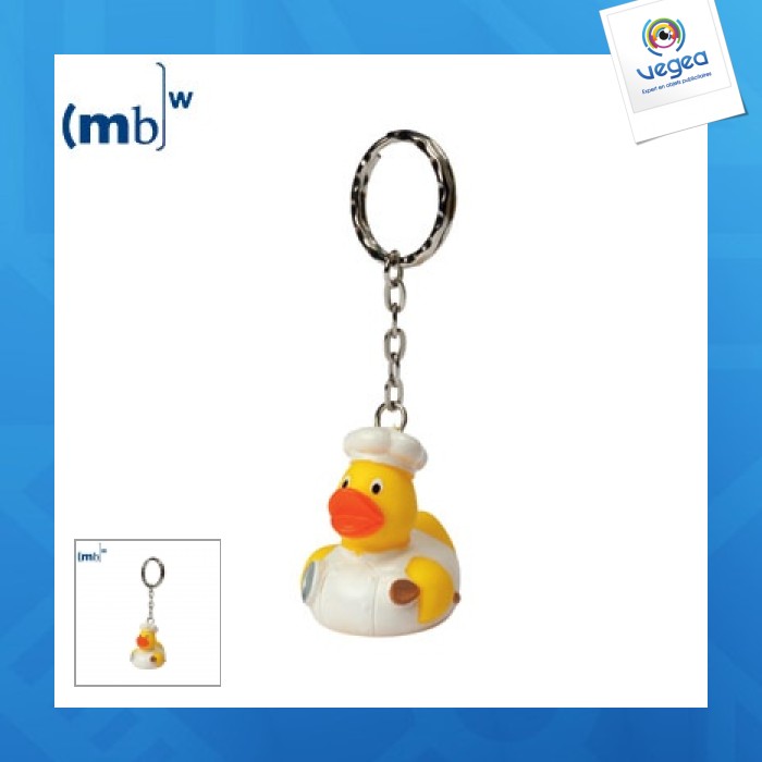 Cooking duck key ring 