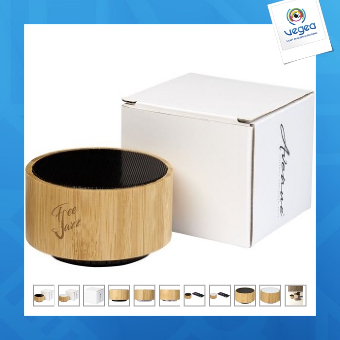 Cosmos bamboo bluetooth® speaker