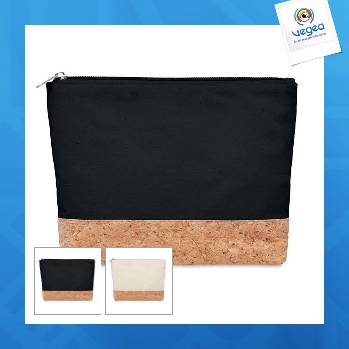 Cotton case with cork base