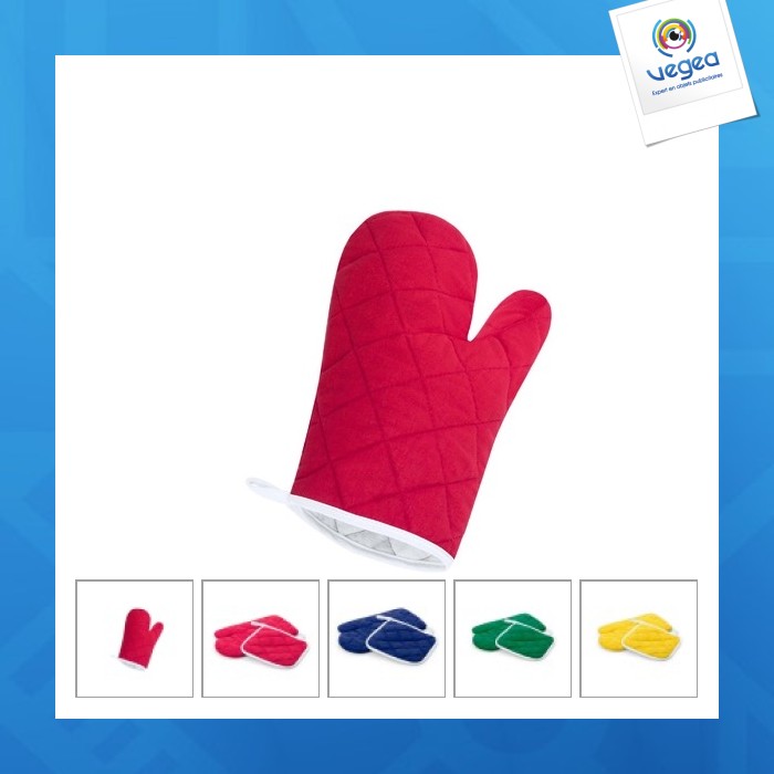 Cotton manicure set and kitchen glove