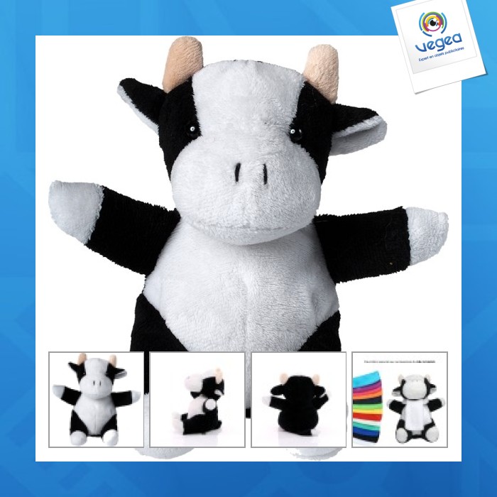 Cow stuffed toy.