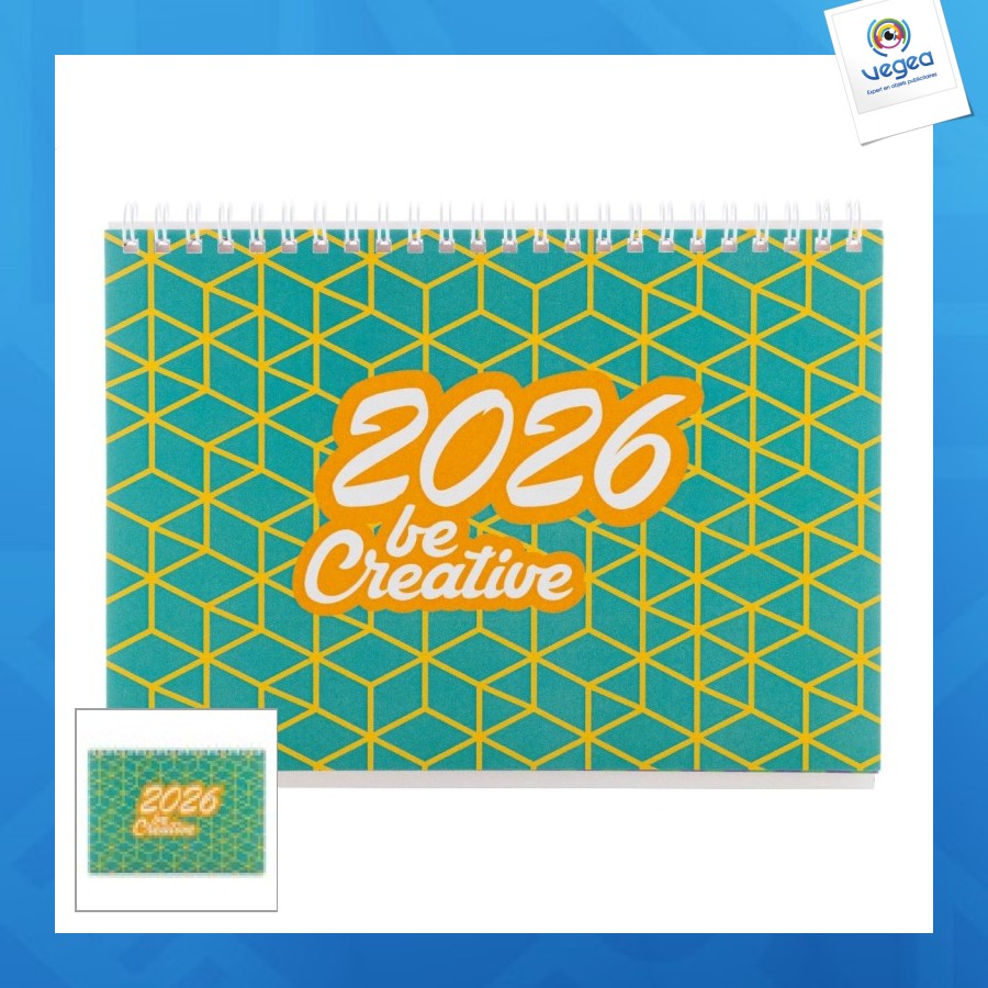 Creadate desk customisable desk calendar 