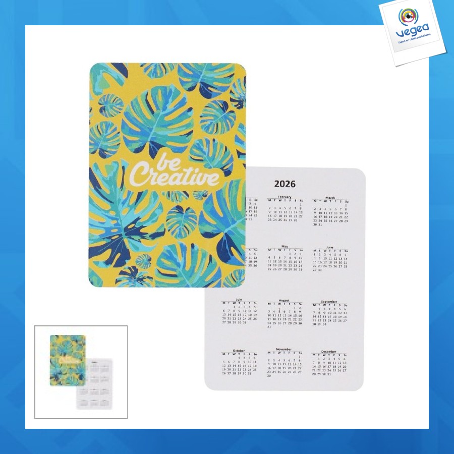 Creadate pocket customisable pocket calendar 