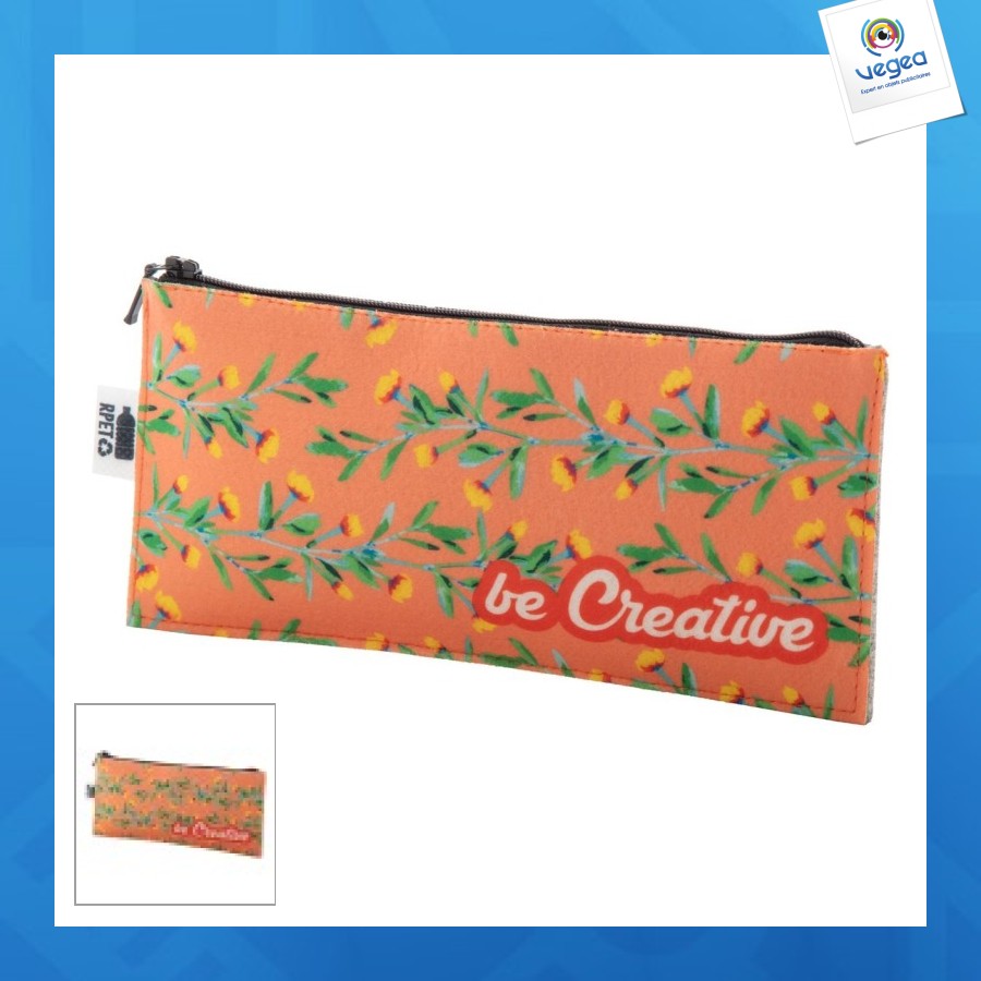 Creafelt pen zip customisable rpet case