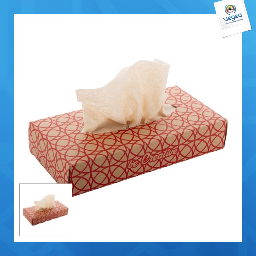 Creasneeze eco customised tissue box 